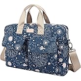SANFAN Laptop Briefcase, Water Repellent Multi-Functional Shoulder Messenger Case Bag For MacBook Pro 15 inch and 16 inch-16 inch Laptop(Sol de Mayo)