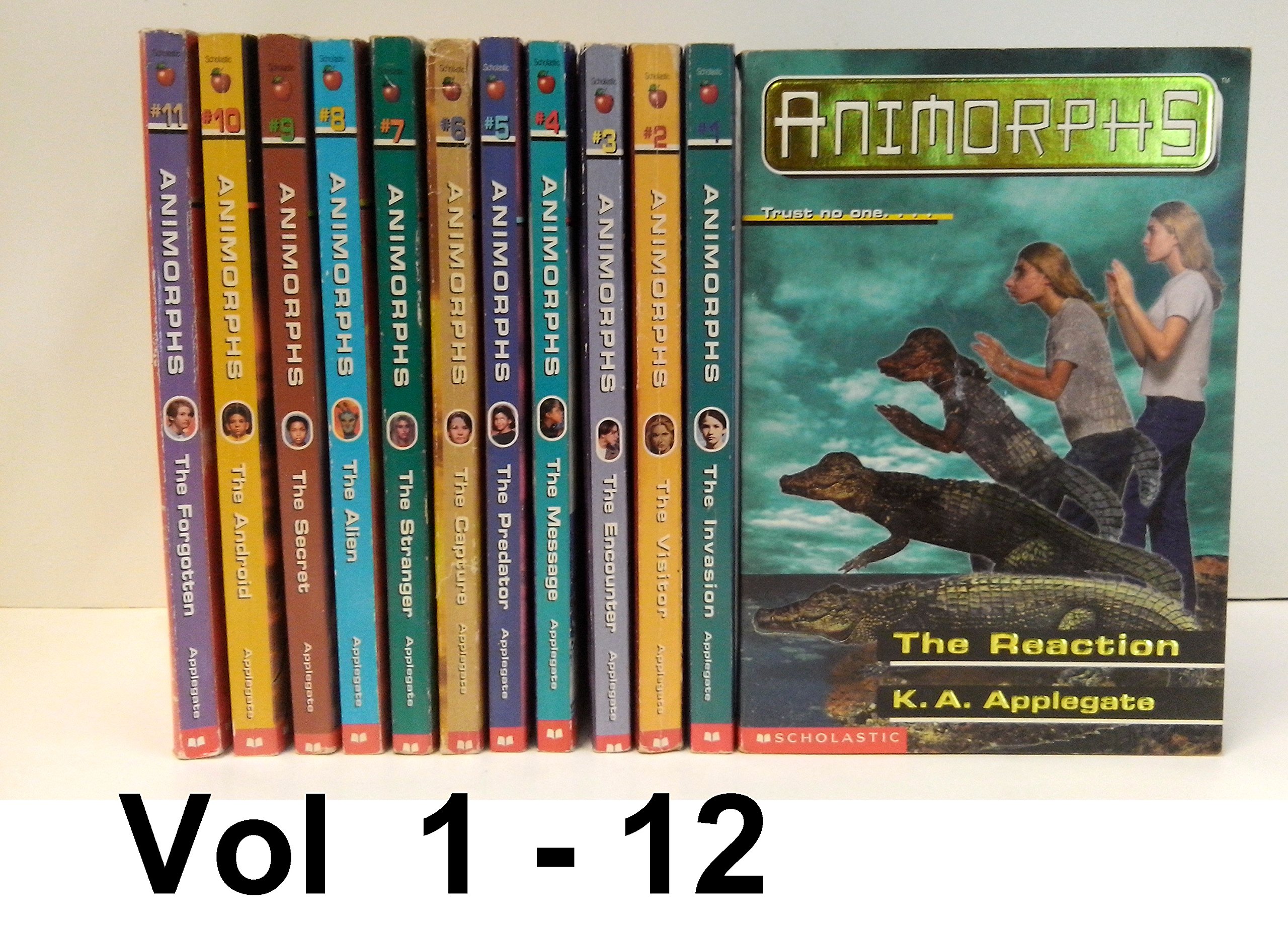 Animorphs Set Books 1 12 K A Applegate Amazon Com Books