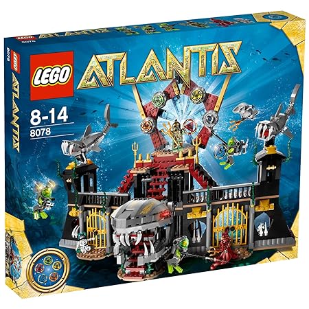 LEGO Atlantis 8078 - Große Haifestung