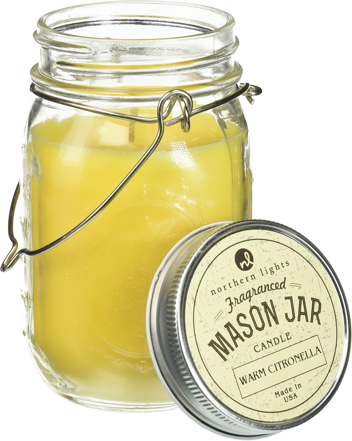 Amazon Co Jp アロマキャンドル メイソンジャー B品お求めやすいお値段で ローラ愛用ball社 Masonjar Aromacandle ボールメイソンジャーアロマキャンドル Warm Citronella ワームシトロネラ ホーム キッチン