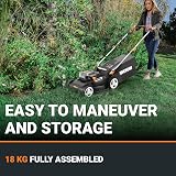 WORX WG745E 40V Brushless Cordless Lawn Mower 41cm Deck 2x 4.0Ah Batteries view 5