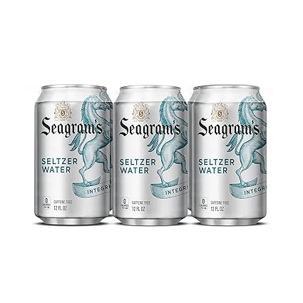 Seagram S Seltzer Agua Paquete De 6 Lata De 12 Oz Amazon Com Grocery Gourmet Food