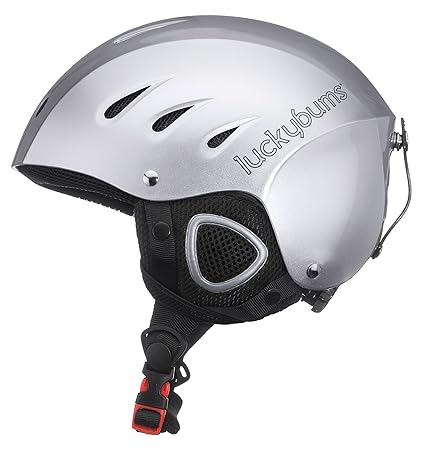 Lucky Bums Snow Multi Sport Helmet, Silver, XL