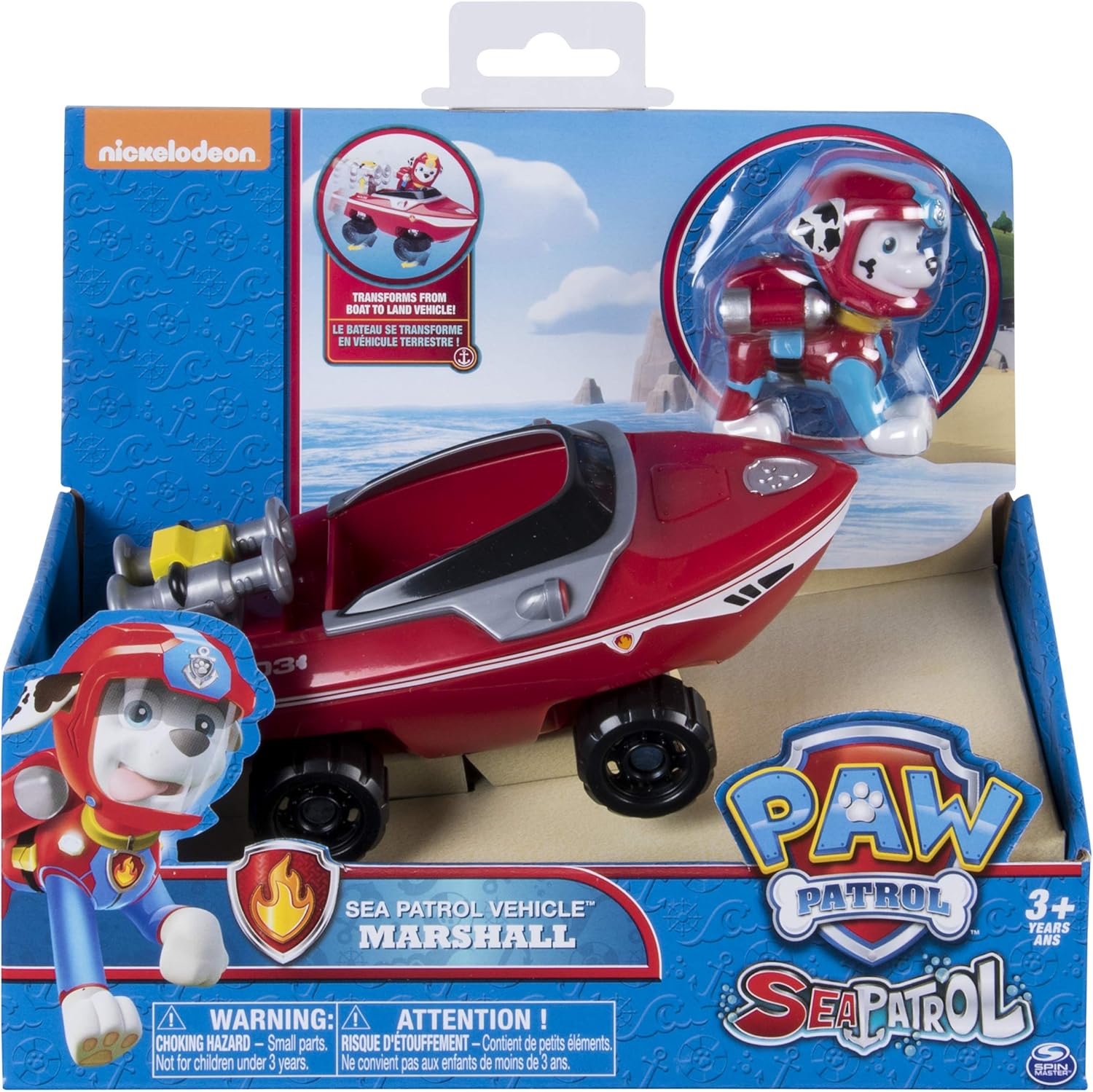 paw patrol marshall sea patrol