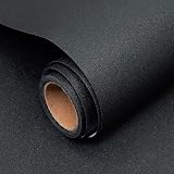 Decoroom Black Self Adhesive Wallpaper 40x300cm Vinyl Peel and Stick Roll