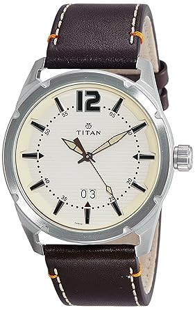 Purple Steel Analog Beige Dial Mens Watch - 1699SL02
