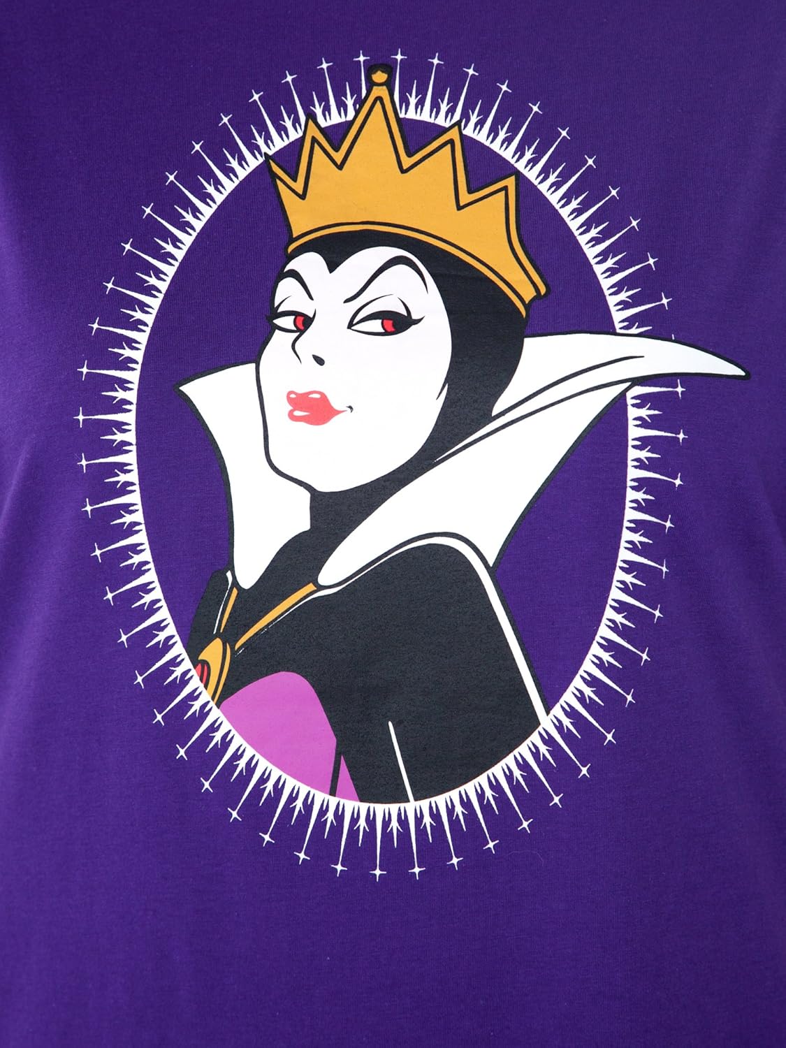 Disney Women's Plus Size T-Shirt Maleficent or Evil Queen Choose Villains Print: Clothing