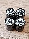 Speed Demons VAUXHALL DELUXE BLACK CAR VALVE TYRE DUST CAP EXCLUSIVE TO US CORSA ASTRA MOKKA ADAM VIVA INSIGNIA ZAFIRA GTC MERIVA ANTARA CASCADA (2)