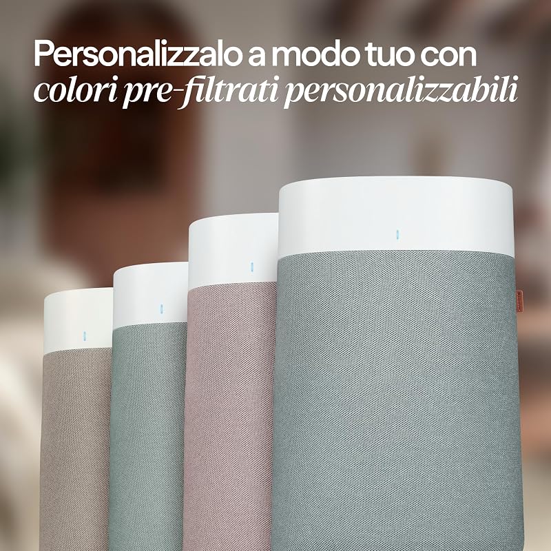 Blue Pure 211i Max Purificatore d'aria per ambienti grandi fino a 141 m² – Intelligente, silenzioso, tecnologia HEPASilent, rimuove allergeni, peli di animali domestici, fumo