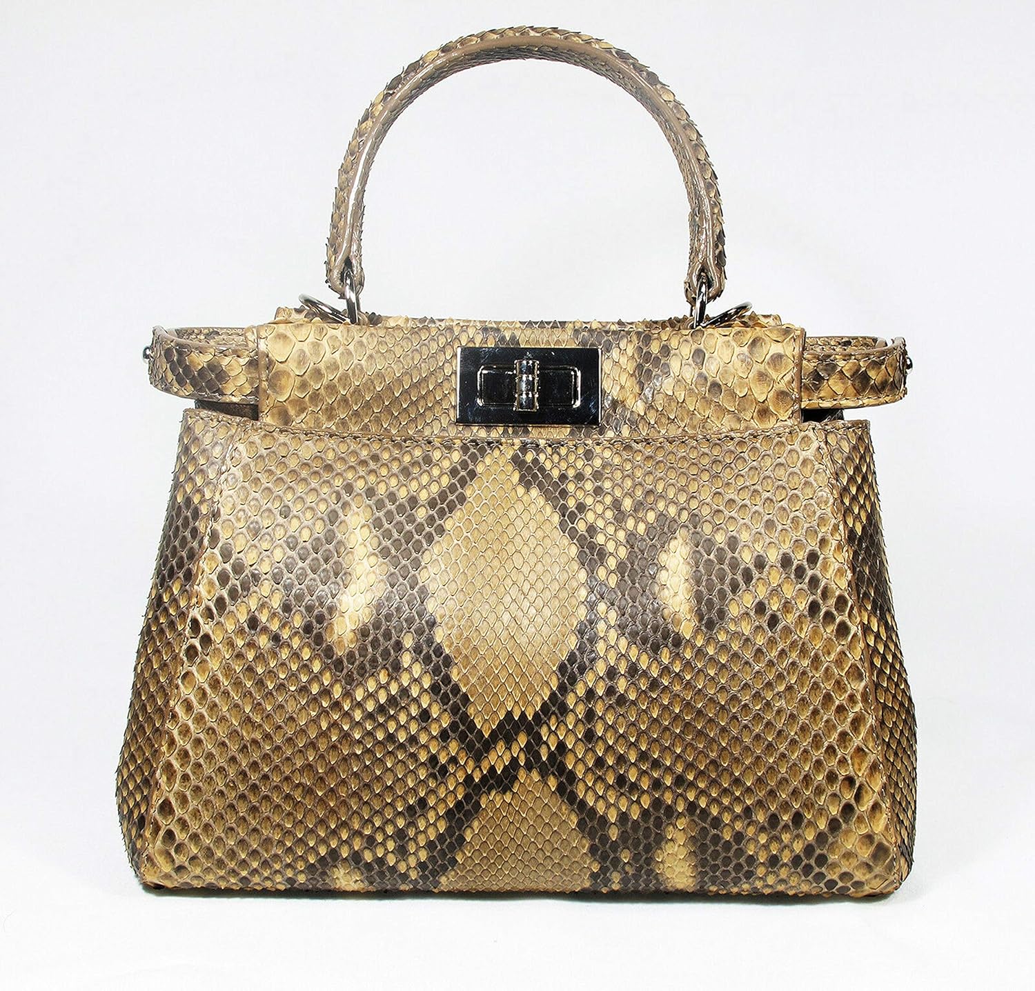 python leather bag