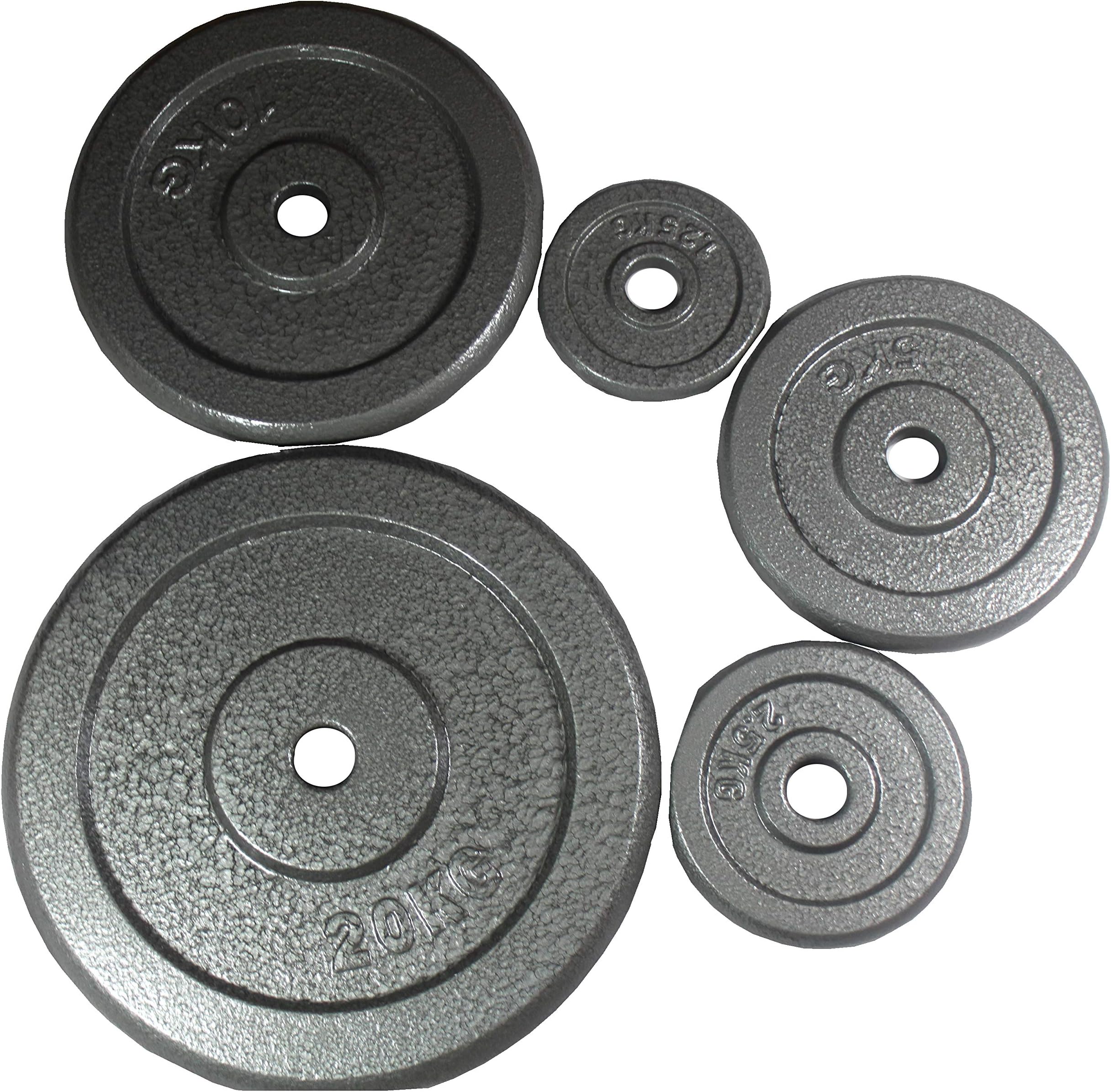 Lisaro dumbbell disc made of cast iron available in the following sizes. (1.25 to 20 kg) hole size, 30/31 mm bore, bodybuilding dumbbell disc/weight plate. Delivered as a pair.
