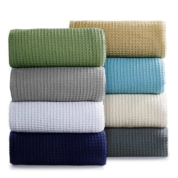 AAVNI HOMES 100% COTTON WAFFLE WEAVE BLANKET –...