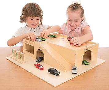 wooden toy garage uk