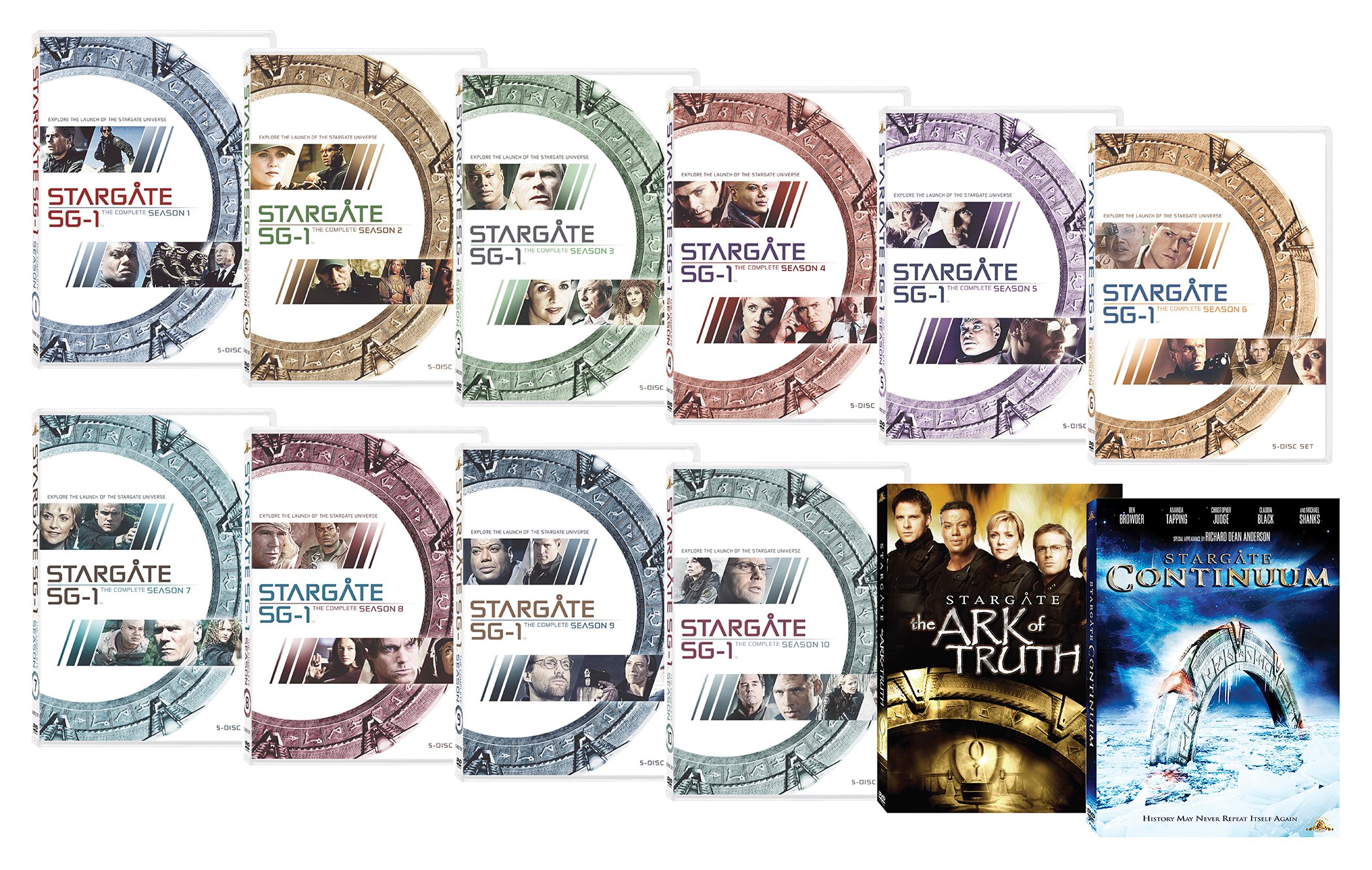 Stargate Sg-1: The Complete Series + The Ark Of Truth + Contiuum Bundle 17