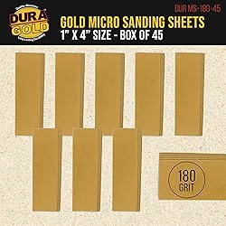 Dura-Gold Premium 1" x 4" Gold Sandpaper Micro