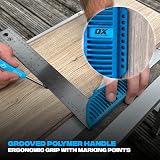 OX Tools OX Pro Carpenters Square & Angle Finder 300mm 12in view 7