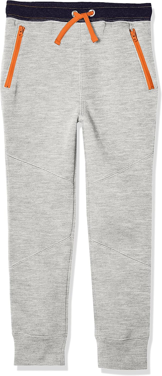  Brand - Spotted Zebra Boys' Zip-Pocket Fleece Jogger Pants: Clothing