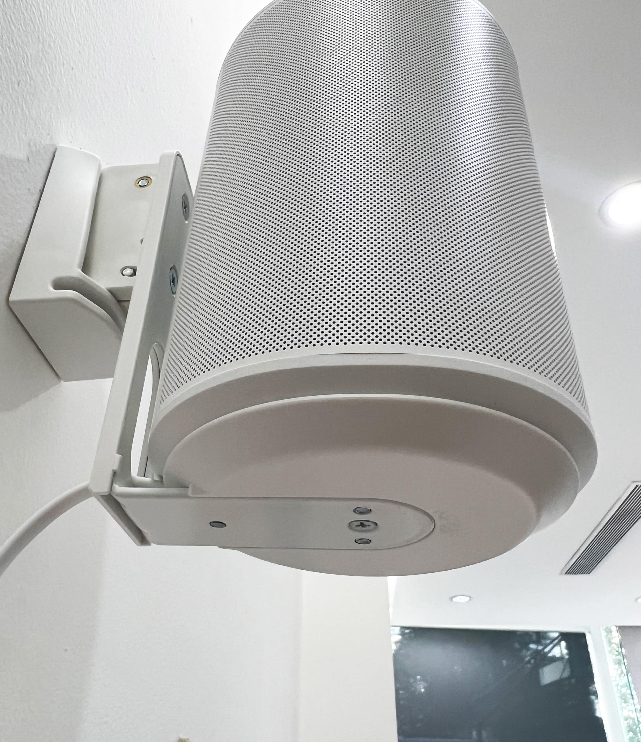 ynVISION.DESIGN Adjustable Wall Mount Compatible with Sonos ERA 100 Speaker - White 2 Pack