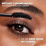 L'Oreal Paris Voluminous Curved Brush Mascara Black Brown 0.28 Oz view 5