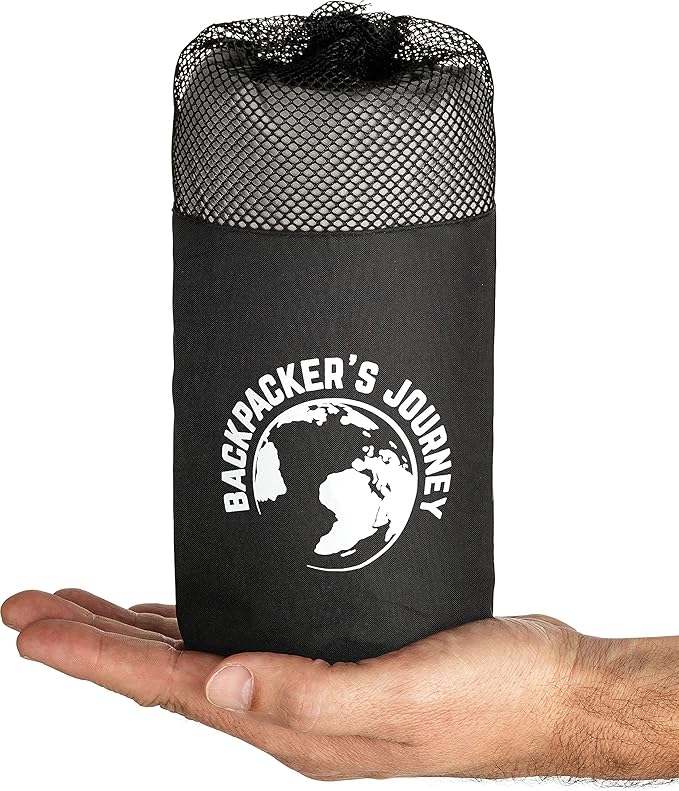 Backpacker's Journey 2in1 Hüttenschlafsack mit durchgängigem Reißverschluss: Leichter Komfort Reiseschlafsack und Reisedecke 