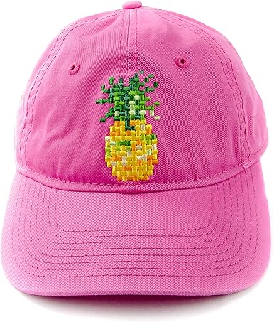 pineapple pink hat
