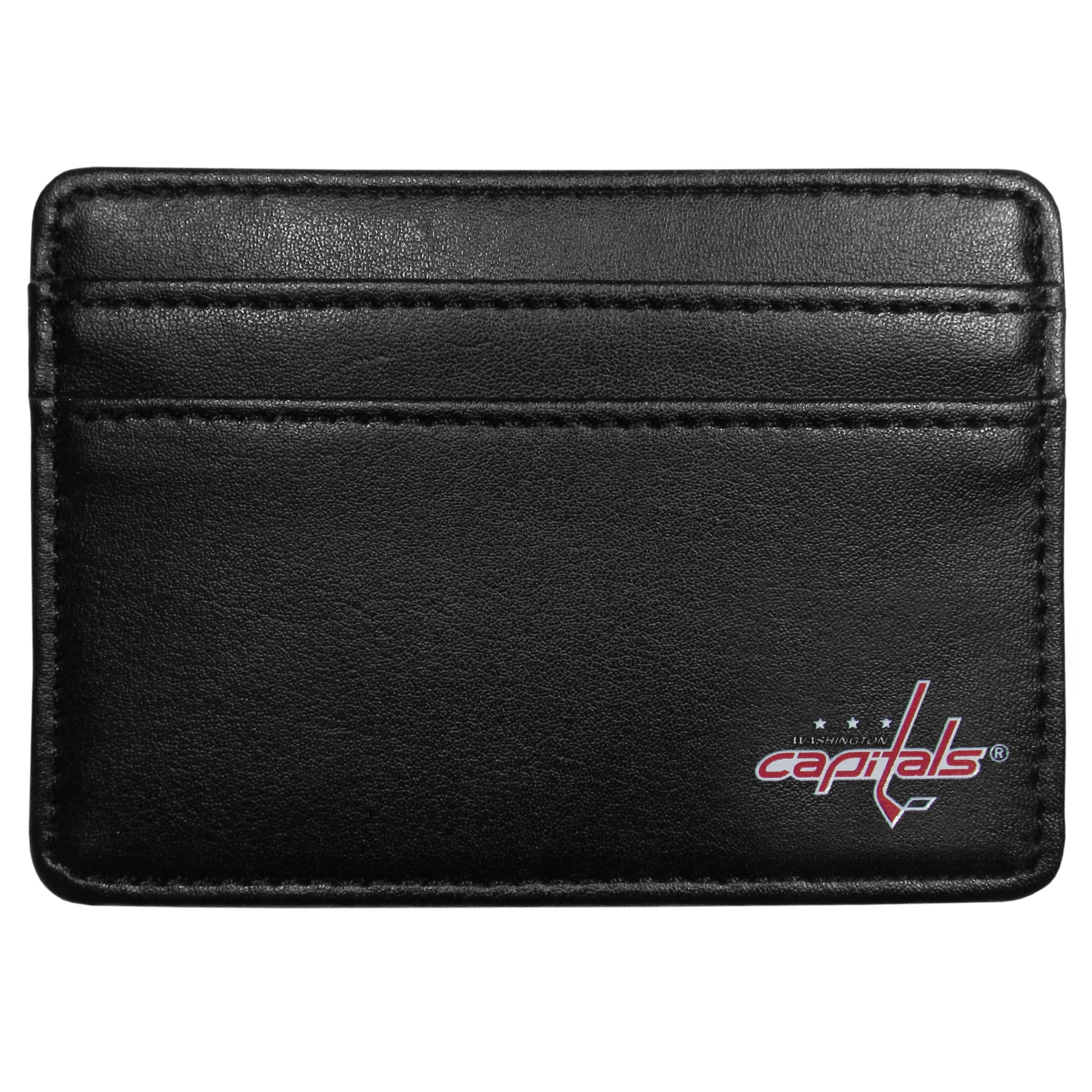 Siskiyou Sports NHL Washington Capitals Leather Weekend Wallet, Black