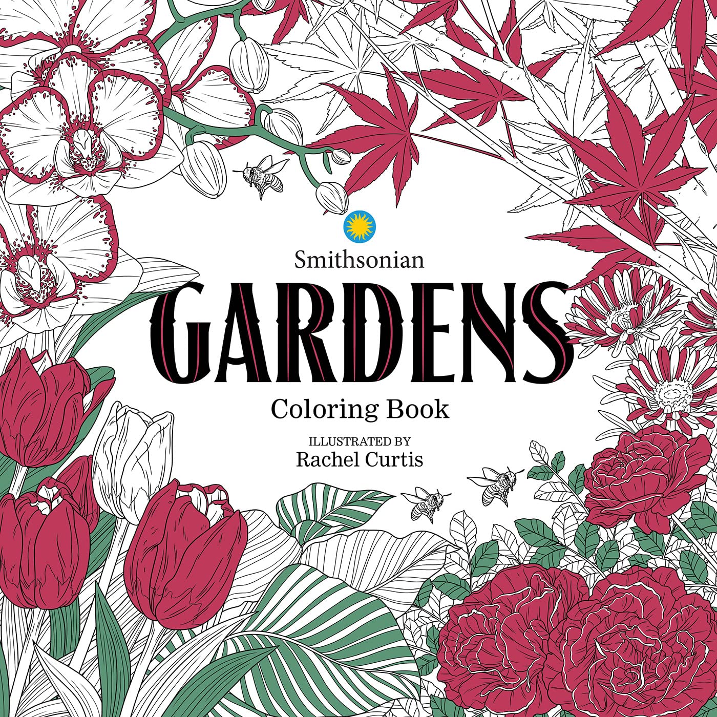 Gardens: A Smithsonian Coloring E-book