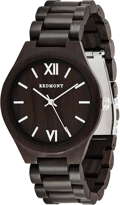 title=OLIVER REDMONT Orologio realizzato in autentico legno di sandalo | Esclusiva