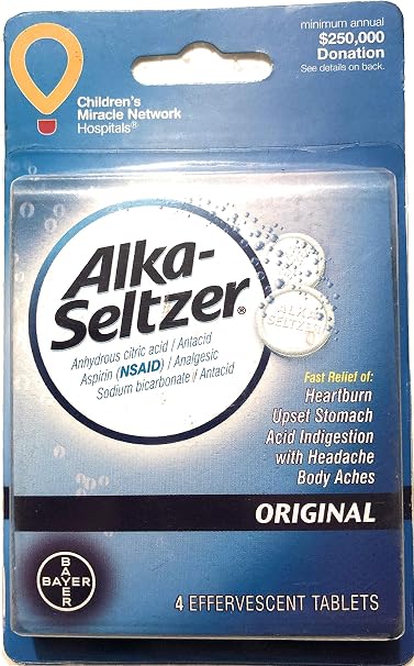 Convenience valet alka sltzr 4tab (094187069301)