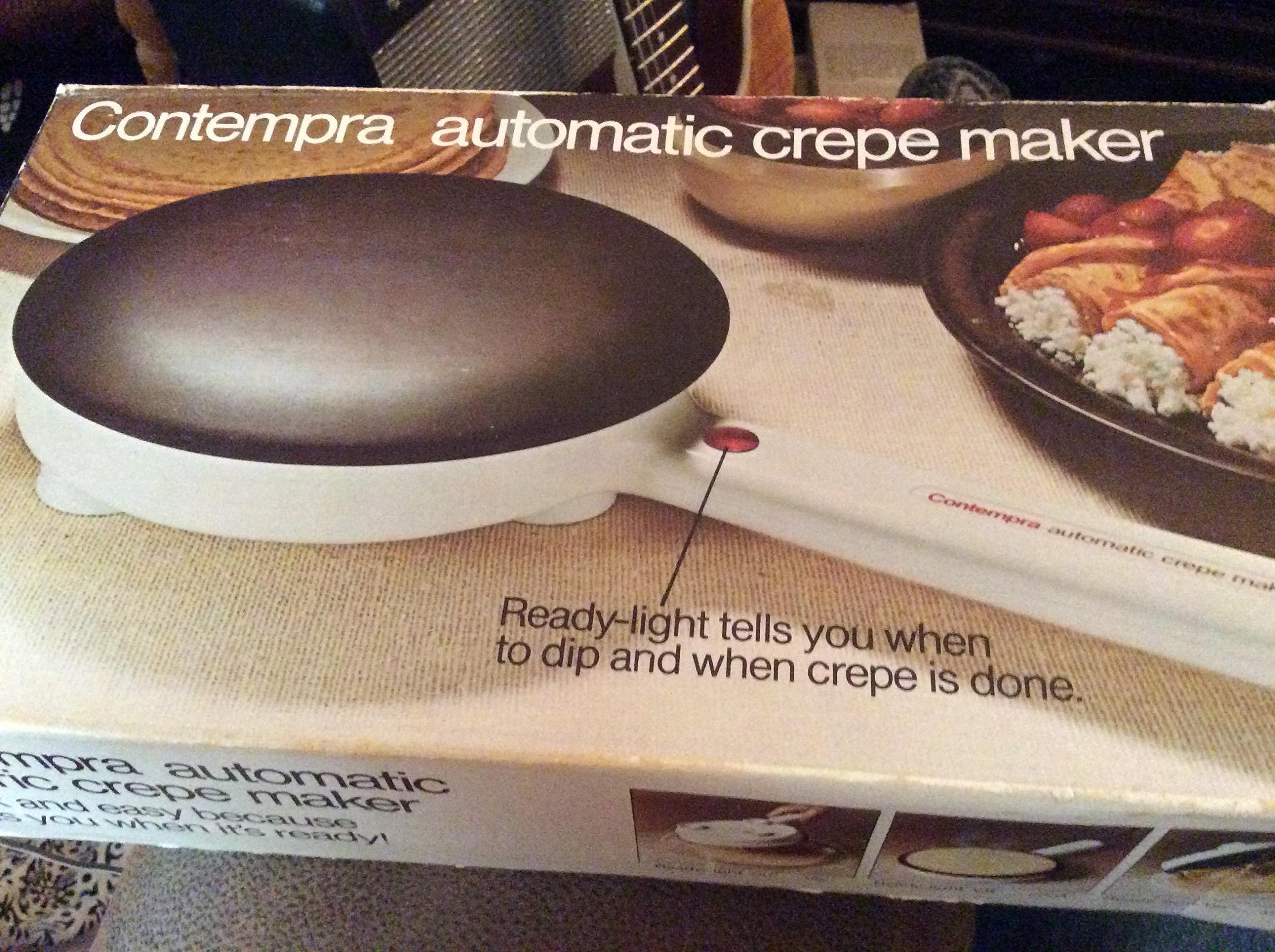 Original 1970s Contempra Automatic Crepe Maker MADE IN USA ! on Galleon