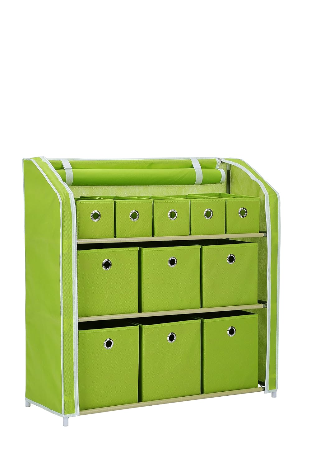 MULSH MultiBin Storage Unit Organizer with Storage Bins MultiSection Storage Sturdy