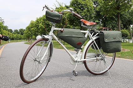 canvas bike panniers