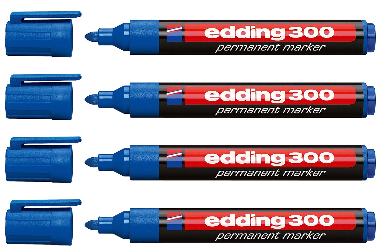 Marker Indelebile Pennarello Permanente - Punta Extra Fine 0.75mm, Impermeabile E Senza Sbavature Per Superfici Multiple Edding 404 Nero - Foto 14