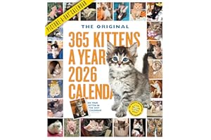365 Kittens-A-Year Picture-A-Day® Wall Calendar 2026: The World's Favorite Kitten Calendar
