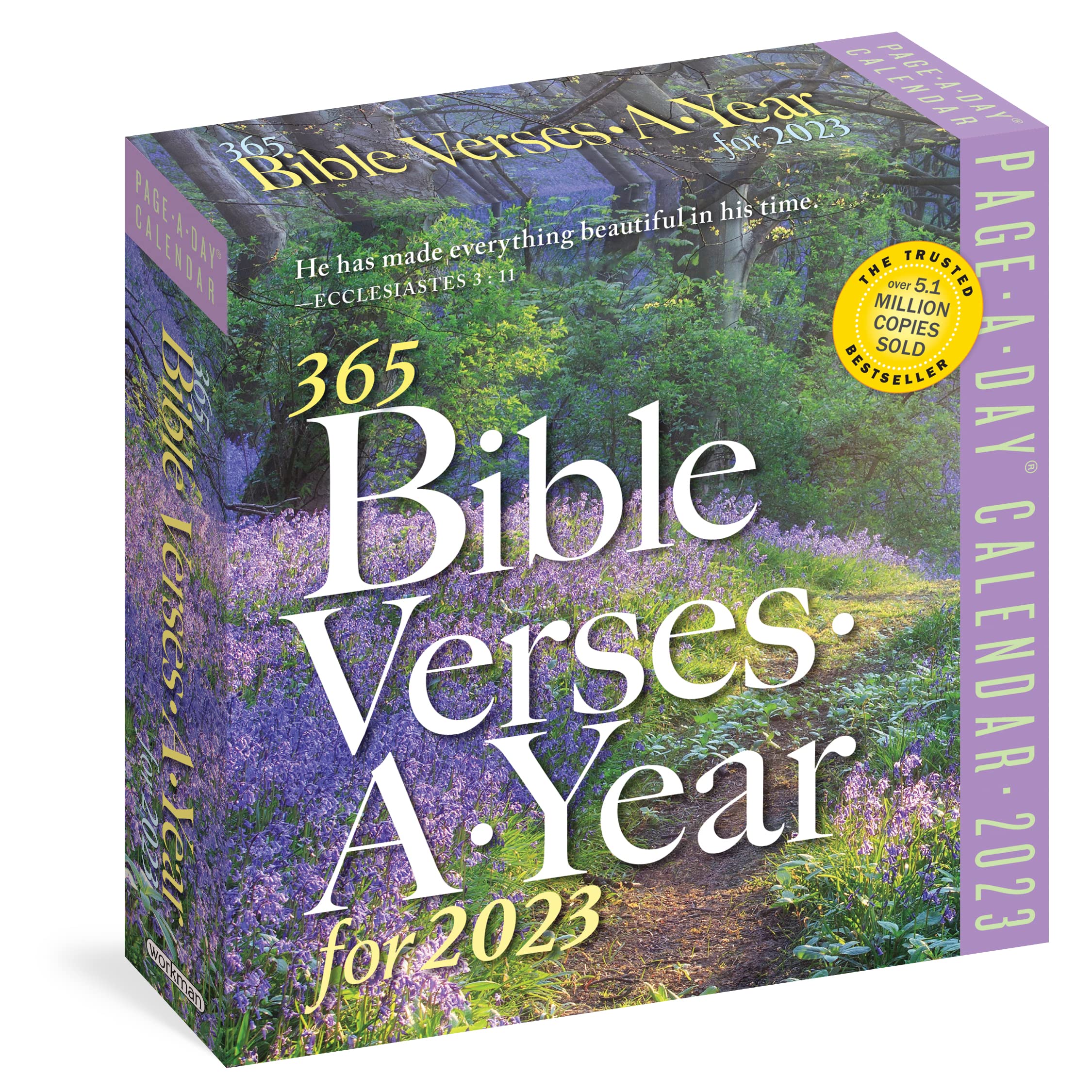 Calendar 365 Com 2023 365 Bible Verses-A-Year Page-A-Day 2023: Amazon.co.uk: Workman Calendars:  9781523515585: Books