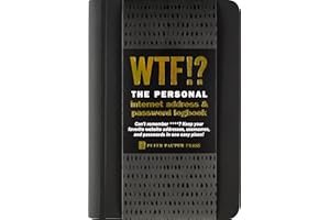 WTF? The Personal Internet Address & Password Organizer (with removable cover band!)