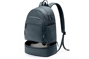 Uselike Gym Backpack for Women Small Gym bag with Expandable Shoe Compartment Water Resistant Sports Backpack 26L