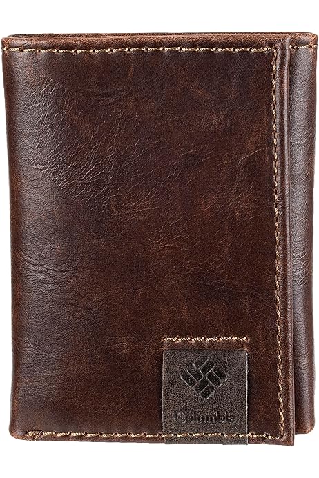 ZEP-PRO NCAA Georgia Southern Eagles Leather Trifold Wallet - Slim Genuine Leather For Men