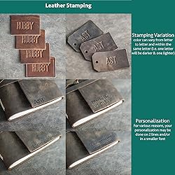 Bison Leather Patches with optional hook side