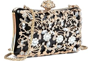 Women's Evening Handbags Floral Clutch Purses for Women Fancy Wedding Handbag Party Bridal Clutch Shoulder Bag