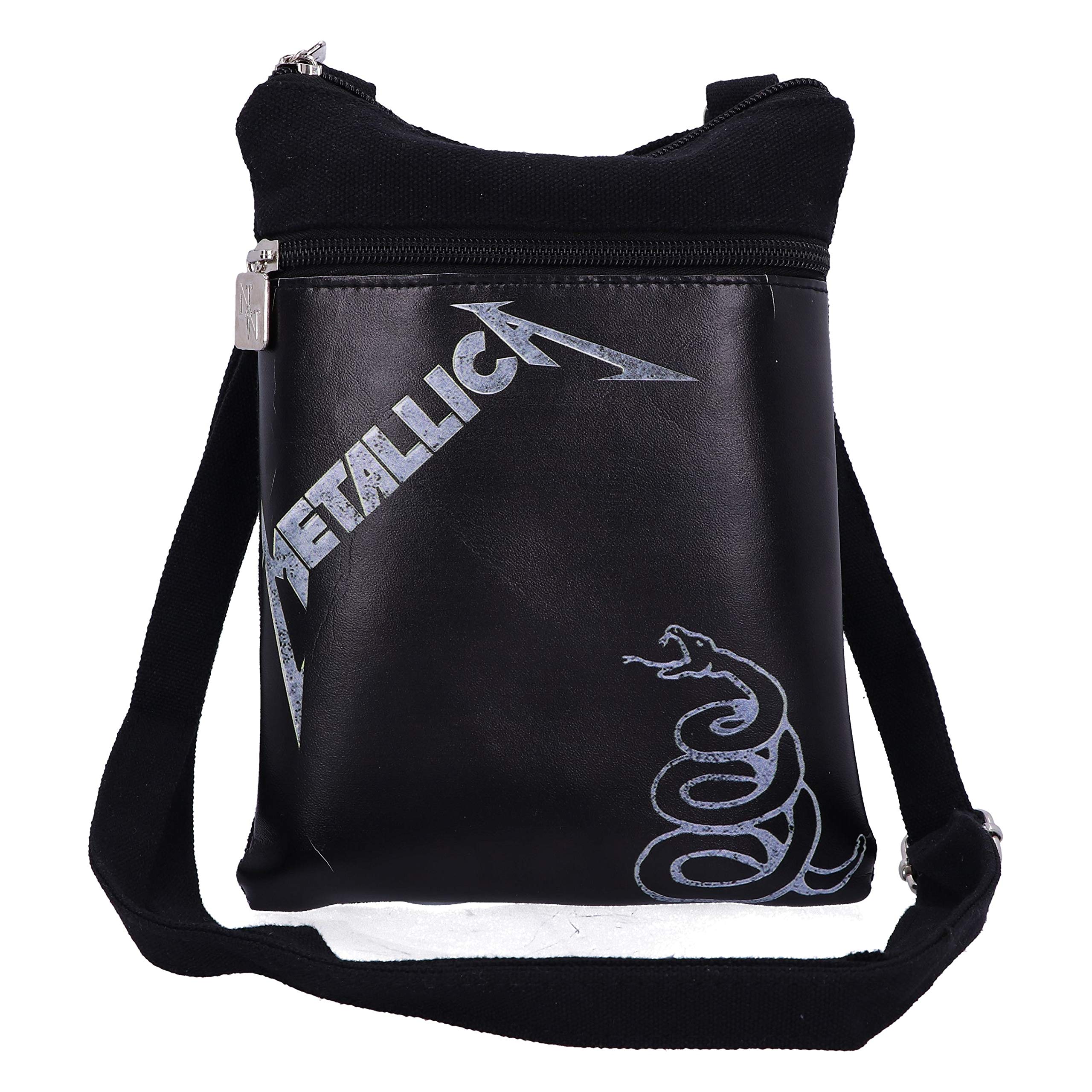 Nemesis Now Officially Licensed Metallica The Black Album Shoulder Bag, Stone, 23cm, B5380S0