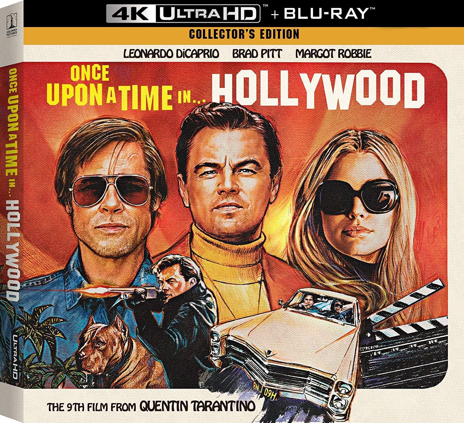 Once Upon a Time in… Hollywood - Collector's Edition (4K UHD & HD) (Digi-Pack Includes Poster + Mad Booklet + Vinyl) (2-Disc)