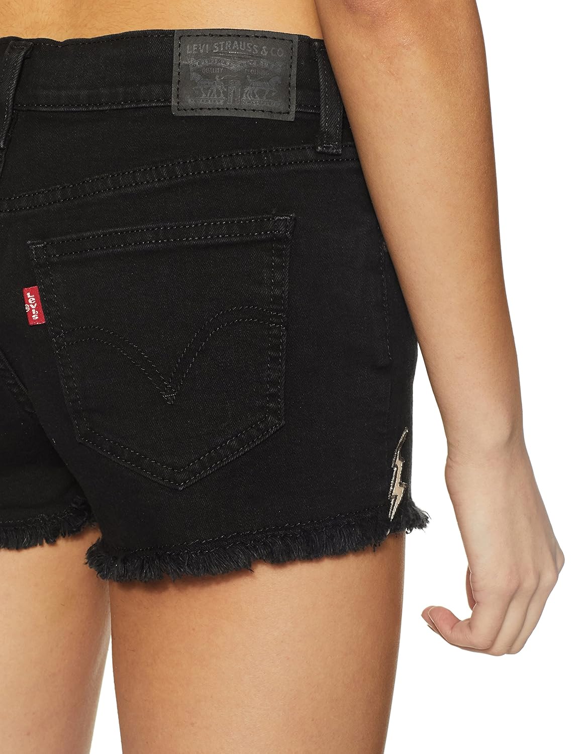 levi's women's cotton shorts