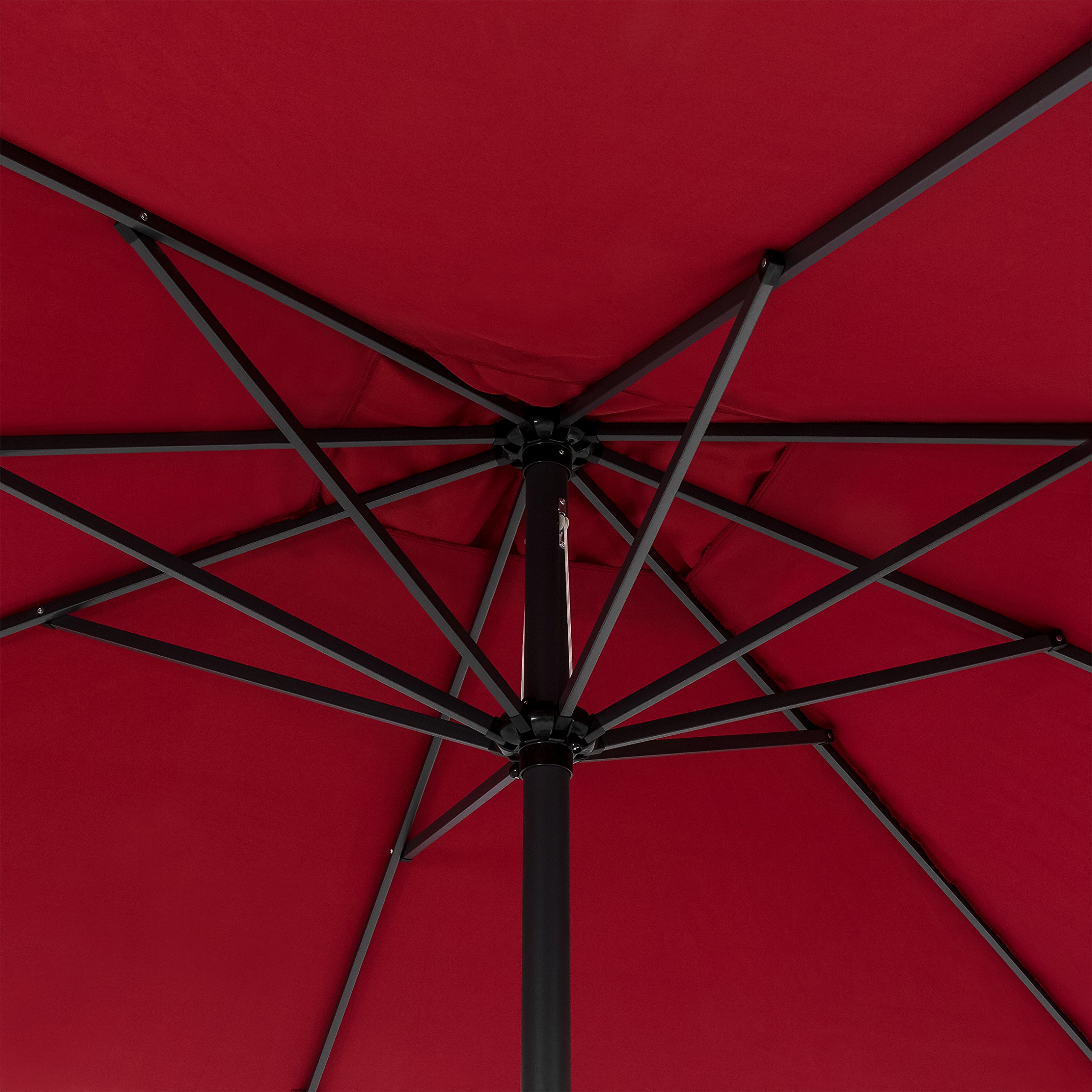 cantilever tilt patio umbrella Pellebant 11.5 ft. x 9 ft. Rectangular Aluminum 360 Rotation Cantilever Tilt Patio Umbrella in Gray with 300 lbs. Wheeled Base
