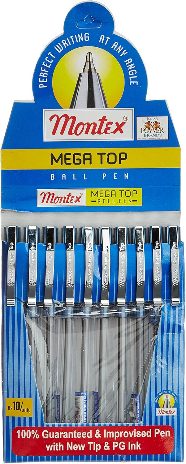 Montex Mega Top Blue Ball Point Pen 