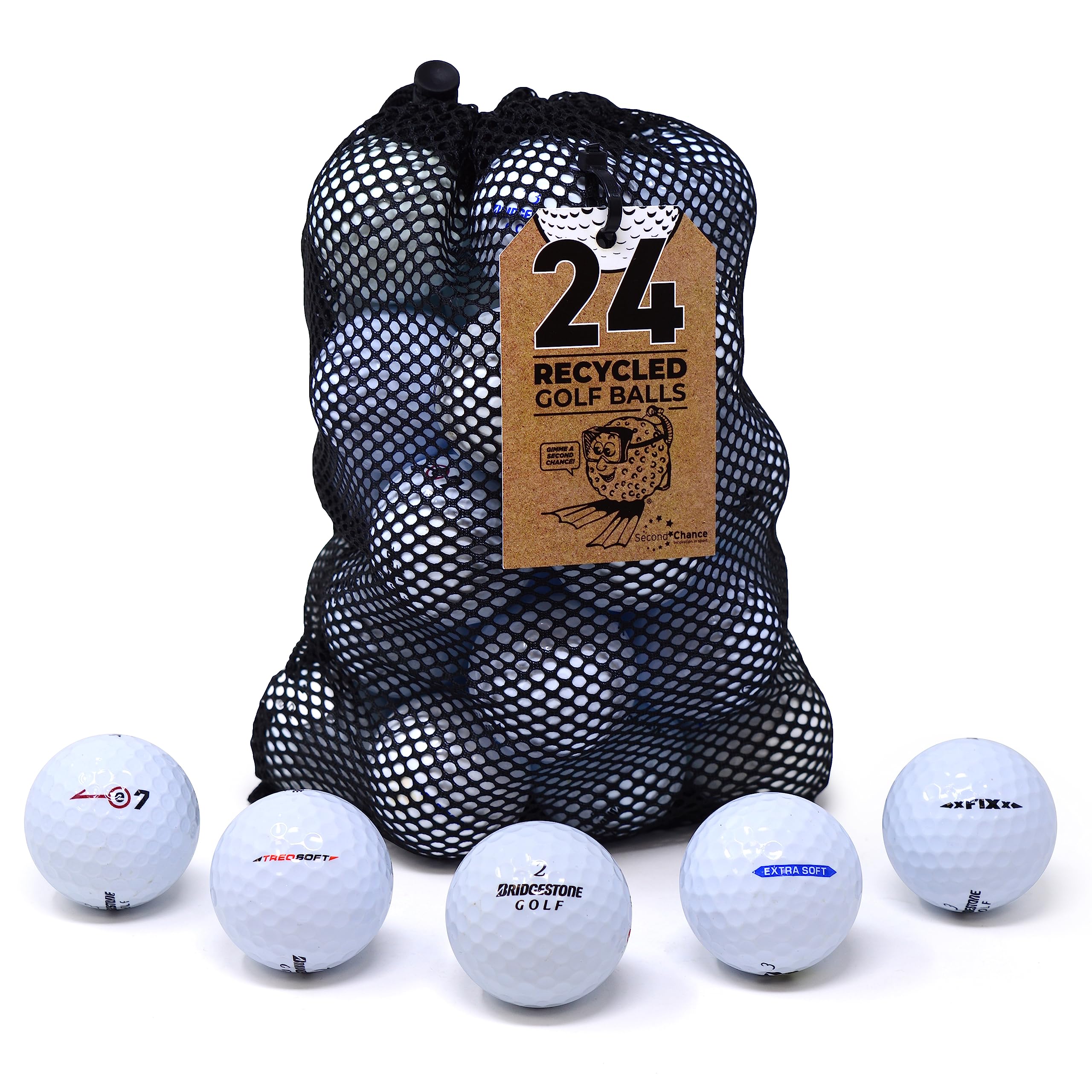 Second Chance Bridgestone 24 Premium Lake Golf Balls Grade A