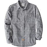 Dubinik®Mens Flannel Shirts Long Sleeve Flannel Shirt for Men Warm Casual Soft Cotton Button Down Plaid Mens Flannel Shirt