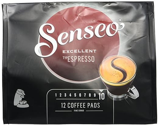 Senseo Typ Espresso, 12 Kaffee Pads, 10er Pack (10 x 95 g)