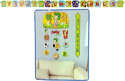 Amazon Com El Chavo Del Ocho Birthday Banner And Wall Decoration