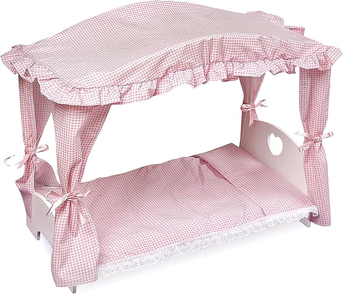 american girl canopy bed and bedding set